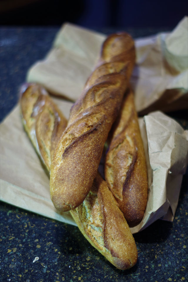 Sourdough Kamut Baguettes